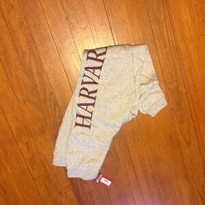Harvard fitted sweatpants w/cuffs